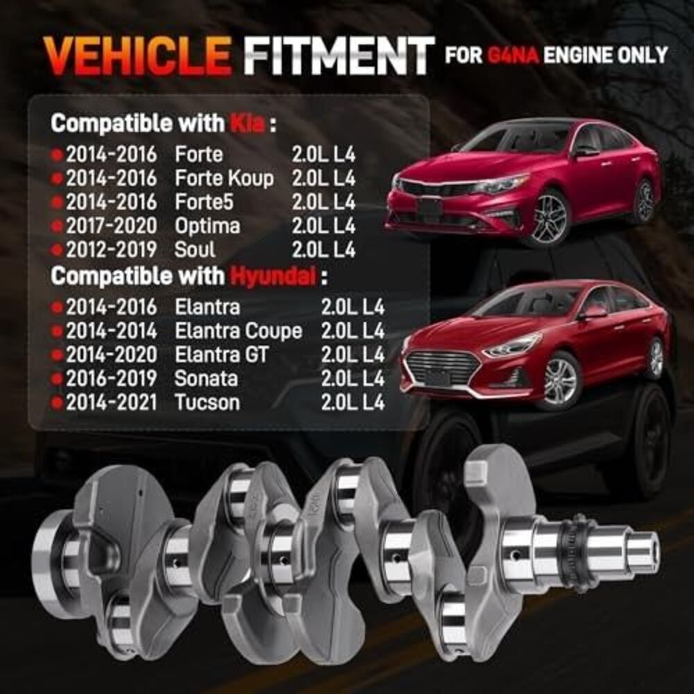 Crankshaft for Hyundai & Kia 2012-2019 w/ 2.0 Liter Engine